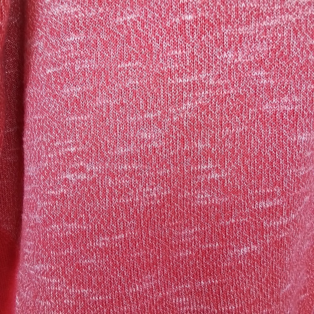 Ruby Rd. Woman‎ 1X Knit Cowl Neck Sweater Coral Pink Marled Long Sleeve Pullover - Picture 7 of 11